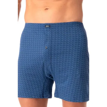 Boxerky Pánské boxerky Key bavlna pro pohodlí, tmavě modrá 4XL i170_MXC 813 GR 4XL