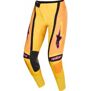 Moto bunda Kalhoty Alpinestars Techstar Nomur oranžová/žlutá/pink 36