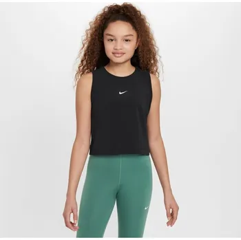 Dívčí tričko Nike Pro Tank Juniors Black 11-12 let