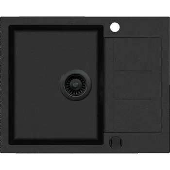 Granitový dřez Granitový dřez Helika TESA SQT102 černá edice