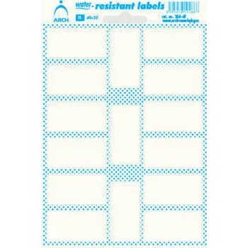 Rám na obraz Arch Dekorační voděodolné transparentní samolepky Obdélníčky 40 x 20 mm