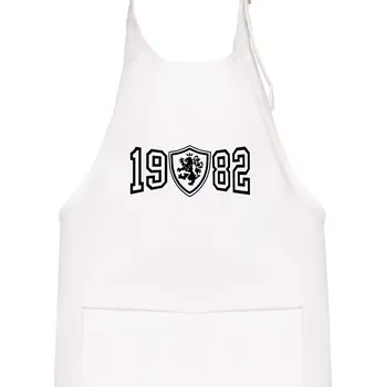 Kuchyňská zástěra Narozeninový motiv - znak - 1982 - Dětská zástěra na vaření - Univerzální velikost ( Bílá )
