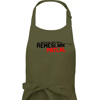 Kuchyňská zástěra Řemeslník patlal - Dámská zástěra na vaření - Univerzální velikost ( Khaki )