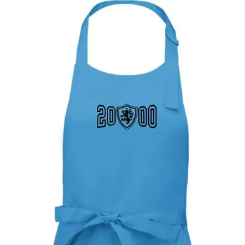 Kuchyňská zástěra Narozeninový motiv - znak - 2000 - Dámská zástěra na vaření - Univerzální velikost ( Světlý tyrkys )