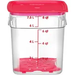 Cambro Nádoba na potraviny CamSquares Fresh Pro , Cambro, 7,6L, Průhledná, 229x229x(H)243mm