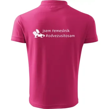 Pánská košile Odvezu si to sám - Polokošile pánská Pique Polo 203 - XL ( Purpurová )