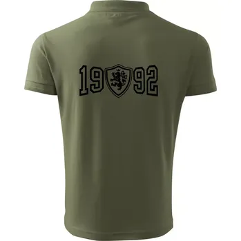 Pánská košile Narozeninový motiv - znak - 1992 - Polokošile pánská Pique Polo 203 - 2XL ( Khaki )