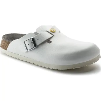Dámské žabky Birkenstock Boston ESD dámské žabky z bílé přírodní kůže, 36 i476_87854301