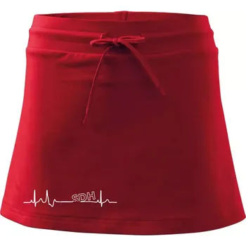Dámská sukně SDH EKG - Sportovní sukně - two in one - XS ( Červená )