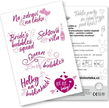 Tetování Bohemia Sekt tetování Královny bublinek