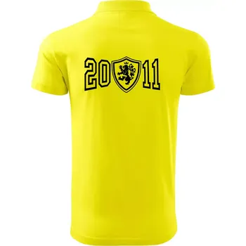 Pánská košile Narozeninový motiv - znak - 2011 - Polokošile pánská Pique Polo 203 - 3XL ( Citrónová )