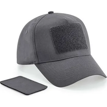 Kšiltovka Beechfield 5 panelová kšiltovka s vyměnitelnou vsadkou na potisk Barva: Šedá grafitová CB638