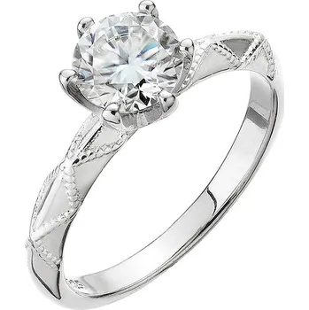 Prsten EVOLUTION GROUP CZ Stříbrný prsten MIA moissanite - velikost 59 - 15M00005 vel. 59