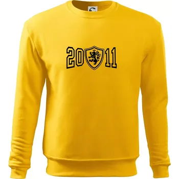 Pánská mikina Narozeninový motiv - znak - 2011 - Mikina Essential pánská - 3XL ( Žlutá )
