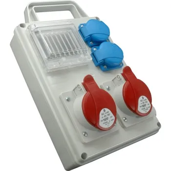 Rozvaděč SEZ DK zásuvková rozvodnice 5P 2x16A 2x230V, ROS-I 1601 D/A