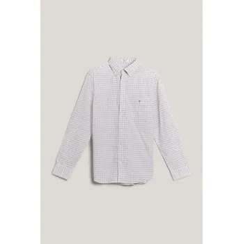 Pánská košile KOŠILE GANT REG CLASSIC OXFORD CHECK SHIRT PLUMPED RED