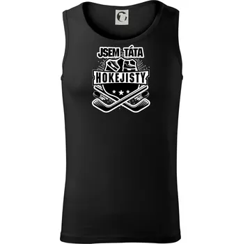 Erb - Jsem táta hokejisty - Tílko pánské Core - 2XL ( Černá )