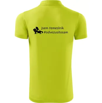 Pánská košile Odvezu si to sám - Polokošile Victory sportovní (dresovina) - 2XL ( Limetková )