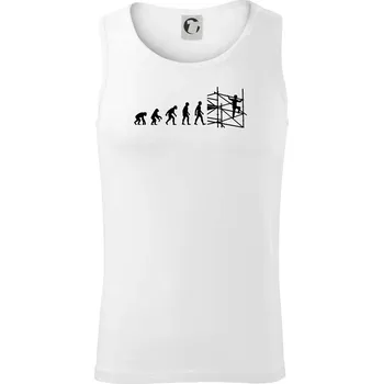 Evoluce lešení - Tílko pánské Core - S ( Bílá )