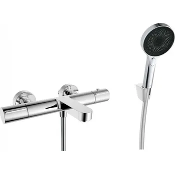 Vodovodní baterie Kielle - Oudee Termostatická vanová baterie s příslušenstvím, chrom 10302SNT10