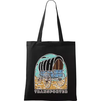 Transporter - Taška bavlněná - 42 x 38 cm ( Černá )