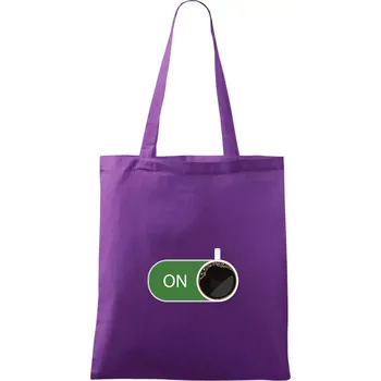 Káva ON - Taška bavlněná - 42 x 38 cm ( Fialová )