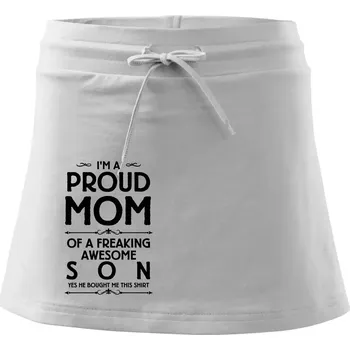 Dámská sukně Proud mom SON - Sportovní sukně - two in one - M ( Bílá )