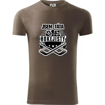 Erb - Jsem táta hokejisty - Viper FIT - Pánské zůžené tričko - 3XL ( Army )