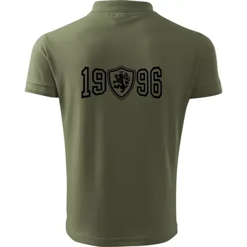 Pánská košile Narozeninový motiv - znak - 1996 - Polokošile pánská Pique Polo 203 - M ( Khaki )