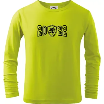 Dětská móda Narozeninový motiv - znak - 2022 - Triko dětské Long Sleeve - 122 cm/6 let ( Limetková )