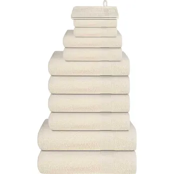 Utěrka 12dílná sada ručníků jablkově zelená 600g/m² 100% bavlna