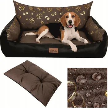 Pelíšek pro psa Pelíšek pro psy PillowPrim hnědý 80 cm x 61 cm