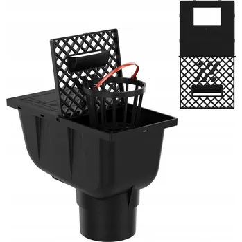 Vrták Usazovací nádrž Krono-Plast 110 mm černá