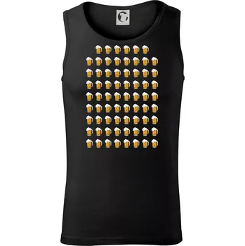 Narozeniny - 70x pivo - Tílko pánské Core - XL ( Černá )