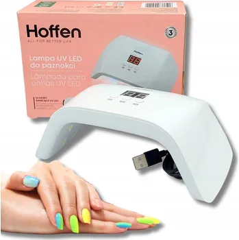 UV lampa na nehty LED+UV lampa Hoffen ND-3056 8 W bílá