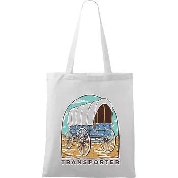 Transporter - Taška bavlněná - 42 x 38 cm ( Bílá )