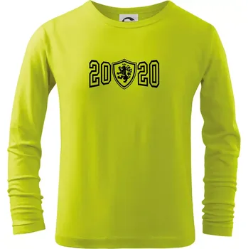 Narozeninový motiv - znak - 2020 - Triko dětské Long Sleeve - 146 cm/10 let ( Limetková )