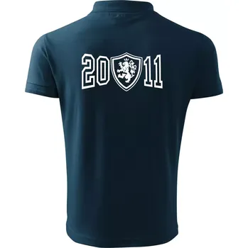 Pánská košile Narozeninový motiv - znak - 2011 - Polokošile pánská Pique Polo 203 - 4XL ( Námořní modrá (velmi tmavá - téměř černá) )
