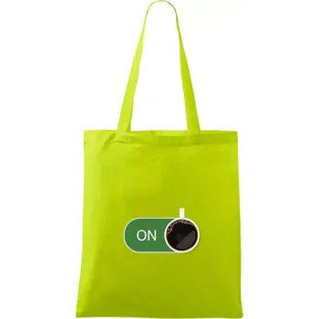 Káva ON - Taška bavlněná - 42 x 38 cm ( Limetková )