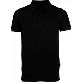 HRM Vysokogramážová piké polokošile 100% bavlna Barva: Černá, Velikost: 6XL HRM301