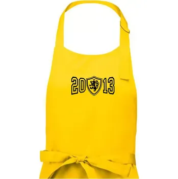 Kuchyňská zástěra Narozeninový motiv - znak - 2013 - Dámská zástěra na vaření - Univerzální velikost ( Žlutá )