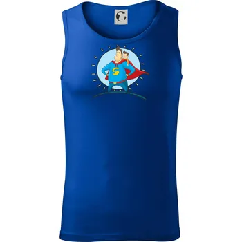 Táta superman - kluk - Tílko pánské Core - 2XL ( Královská modrá )