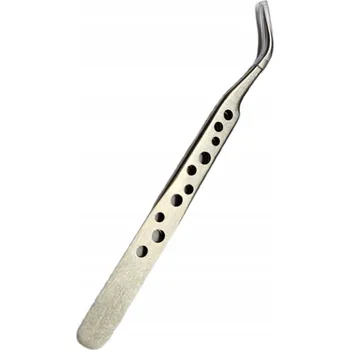 Kosmetická pinzeta Pinzeta silná ostrá zahnutá 140mm 7-SaSR