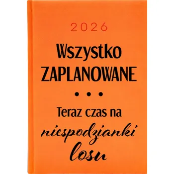 Kalendář Knižkový kalendář 2026 A5 Cute Cups oranžový