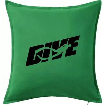Polštář Freediving - Dive - Polštář 50x50 - 50x50 - Pouze potah ( Středně zelená )