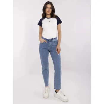 Dámské kalhoty Dámské džínové kalhoty modré, S i523_5906694023231