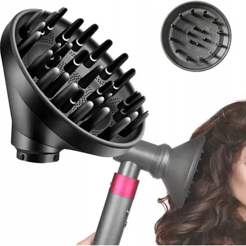 Difuzér na vlasy pro Dyson Airwrap HS05 HS03 HS01, Nástavec difuzéru šedý