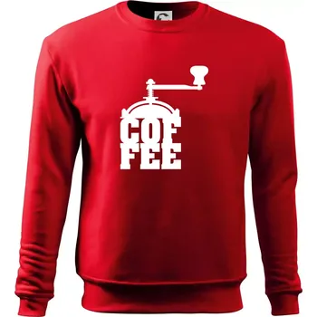 Chlapecké tričko Coffee mlýnek - Mikina Essential dětská - 146 cm/10 let ( Červená )