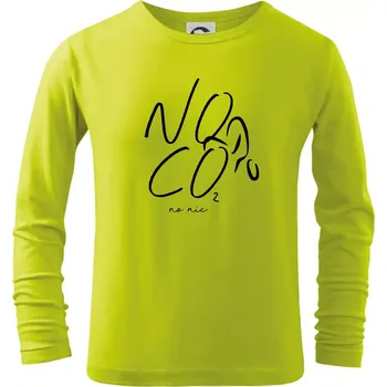 Dětská móda No co no nic kolo - Triko dětské Long Sleeve - 134 cm/8 let ( Limetková )