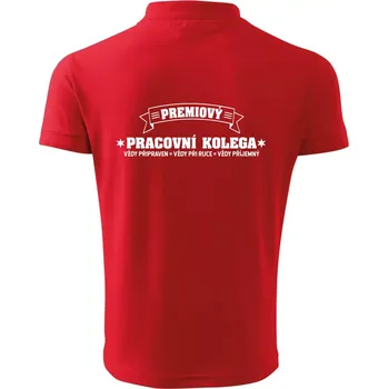 Pánská košile Prémiový pracovní kolega - Polokošile pánská Pique Polo 203 - 2XL ( Červená )